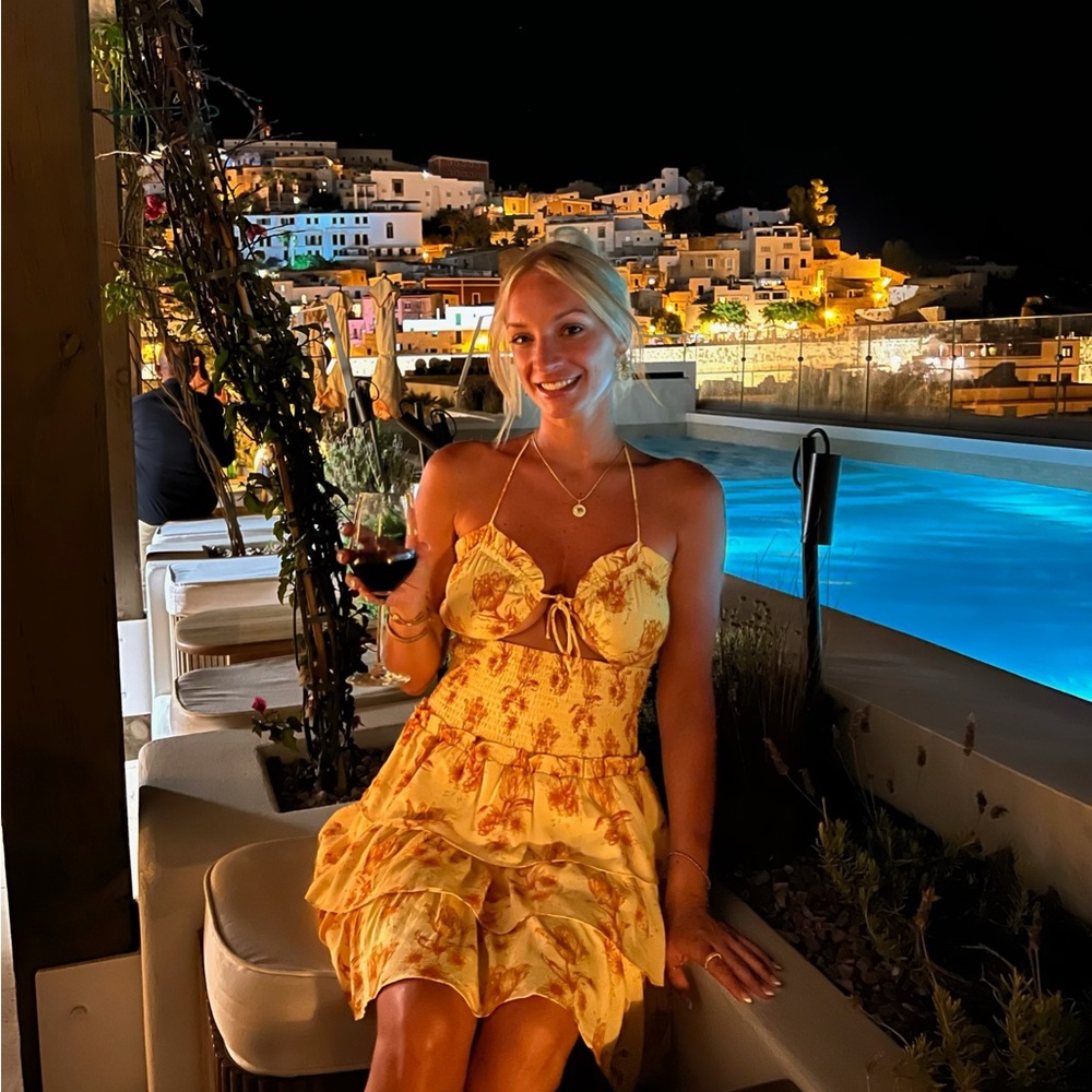 Sabo Skirt Yellow Floral Sundress